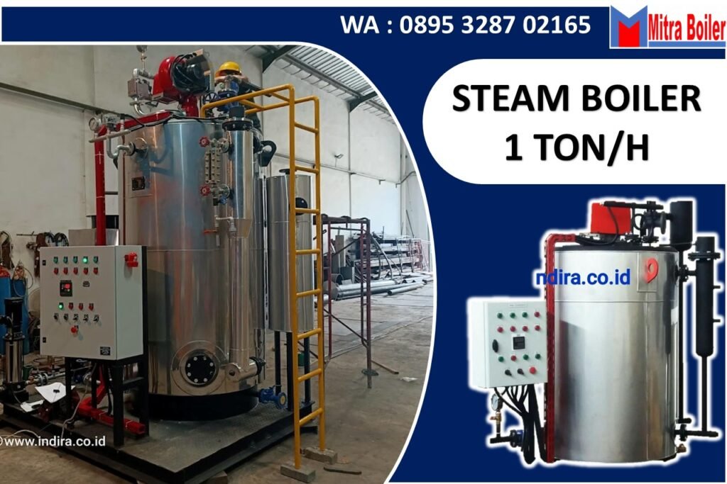 STEAM BOILER 1 TON ONE TROUGH