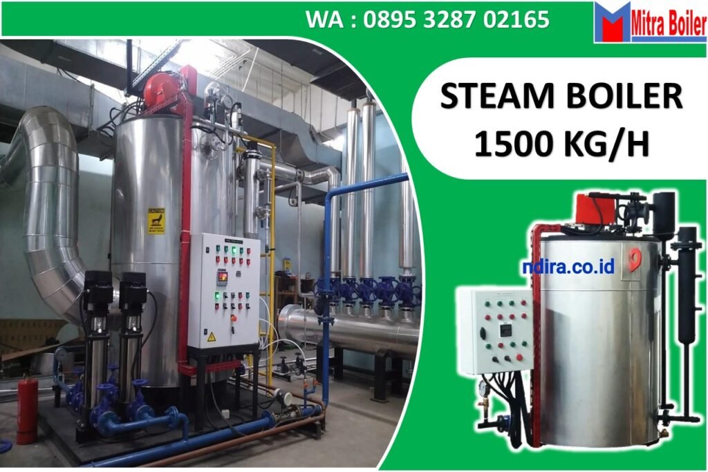 STEAM BOILER 1500 kg-jam