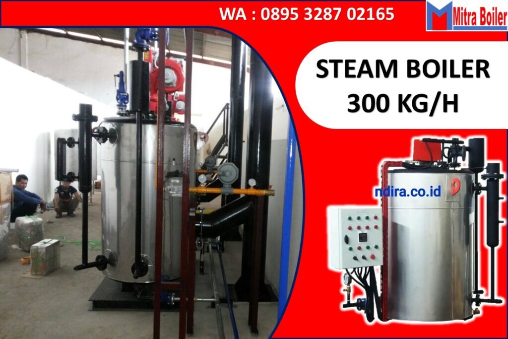 STEAM BOILER ONCE TROUGH 0,3 TON/JAM 