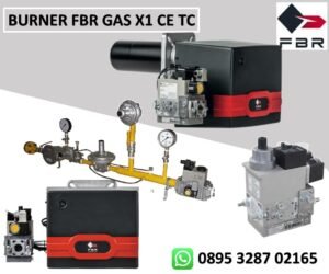 BURNER FBR GAS X1 TC + RAMPA R. CE D1/2"-S