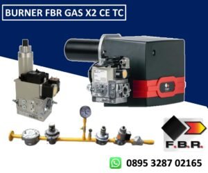 BURNER FBR GAS X2 TC + RAMPA R. CE D3/4"-S