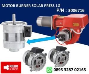 MOTOR BURNER RIELLO PRESS 1G - P/N 3006716 MOTOR TRIFASE