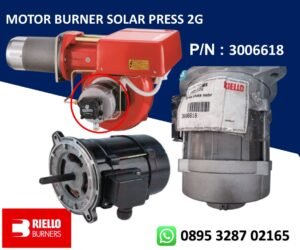 MOTOR BURNER RIELLO PRESS 2G - P/N 3006618 MOTOR TRIFASE