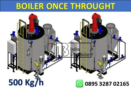 BOILER VERTIKAL ONCE THROUGHT 500 kg