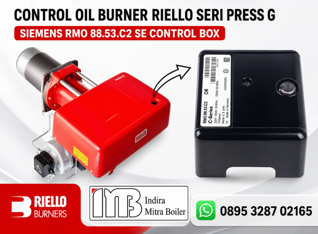 CONTROL BOX OIL BURNER RIELLO SERI PRESS G – RMO 88.53.C2 SIEMENS