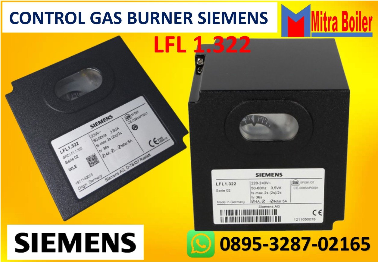 CONTROL GAS BURNER SIEMENS LFL 1.322