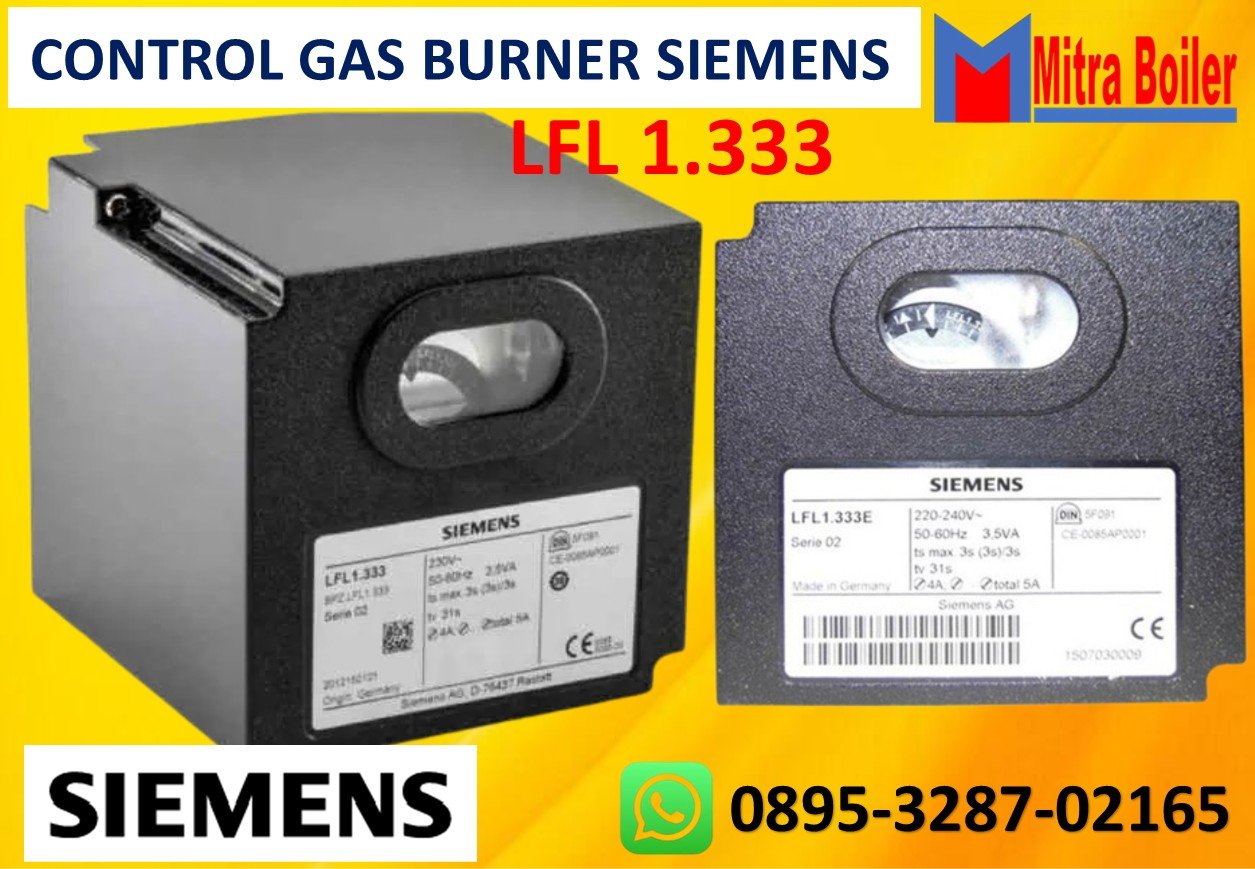 DATA TEKNIS CONTROL SIEMENS LFL 1.333