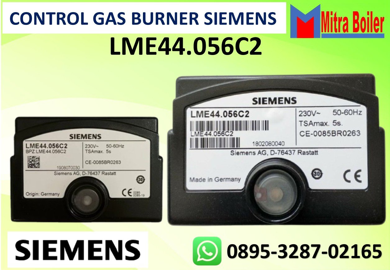 DATA TEKNIS CONTROL BURNER SIEMENS LME44.056C2