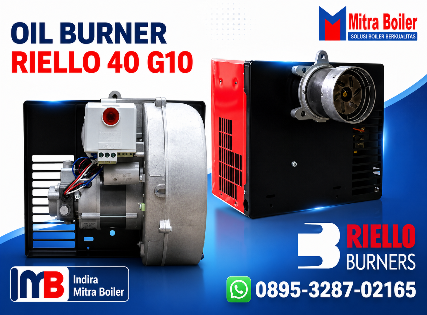 JUAL BURNER RIELLO 40 G10 DAN CARA PEMASANGAN
