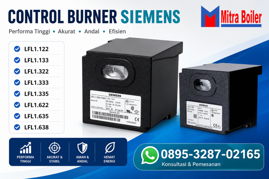 CONTROL BURNER SIEMENS LFL 1.122, LFL 1.133, LFL 1.322, LFL 1.333