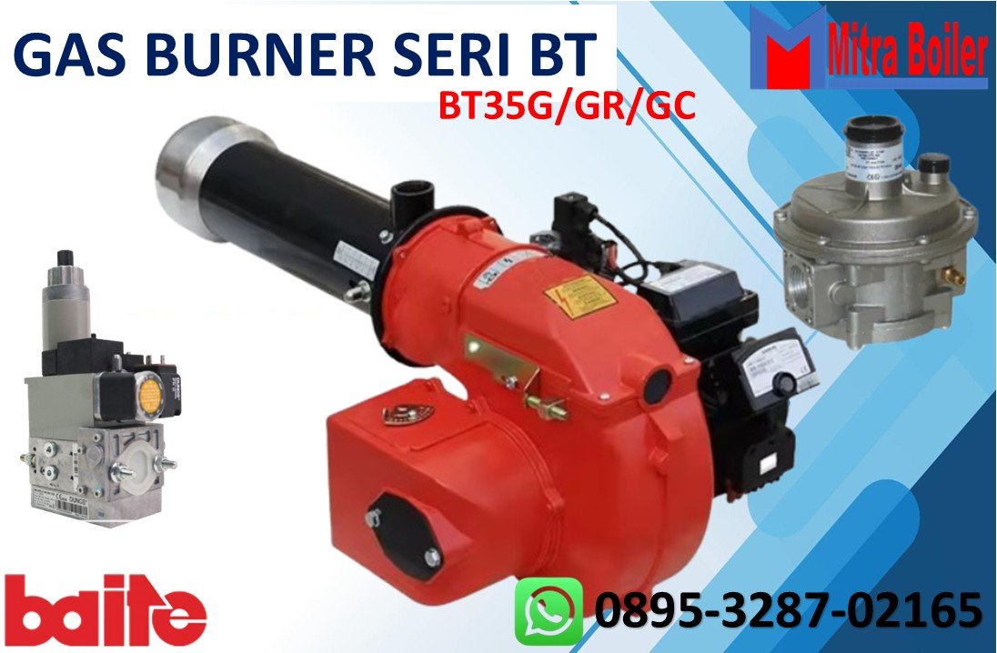 BT35G/GR/GC Pembakar Gas Satu/Dua Tahap/Geser/Modulasi