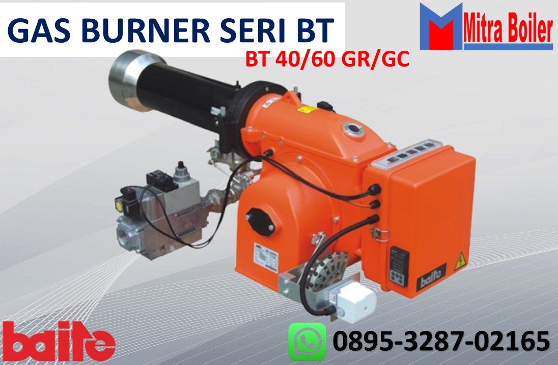 BT40/60GR/GC Two stage/Sliding/Modulating Gas Burner
