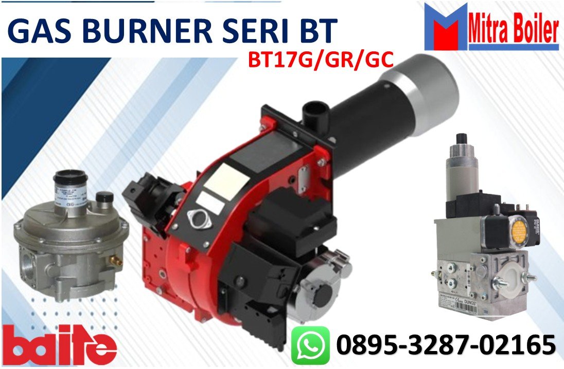BT17G/GR/GC Pembakar Gas Satu/Dua Tahap/Geser/Modulasi