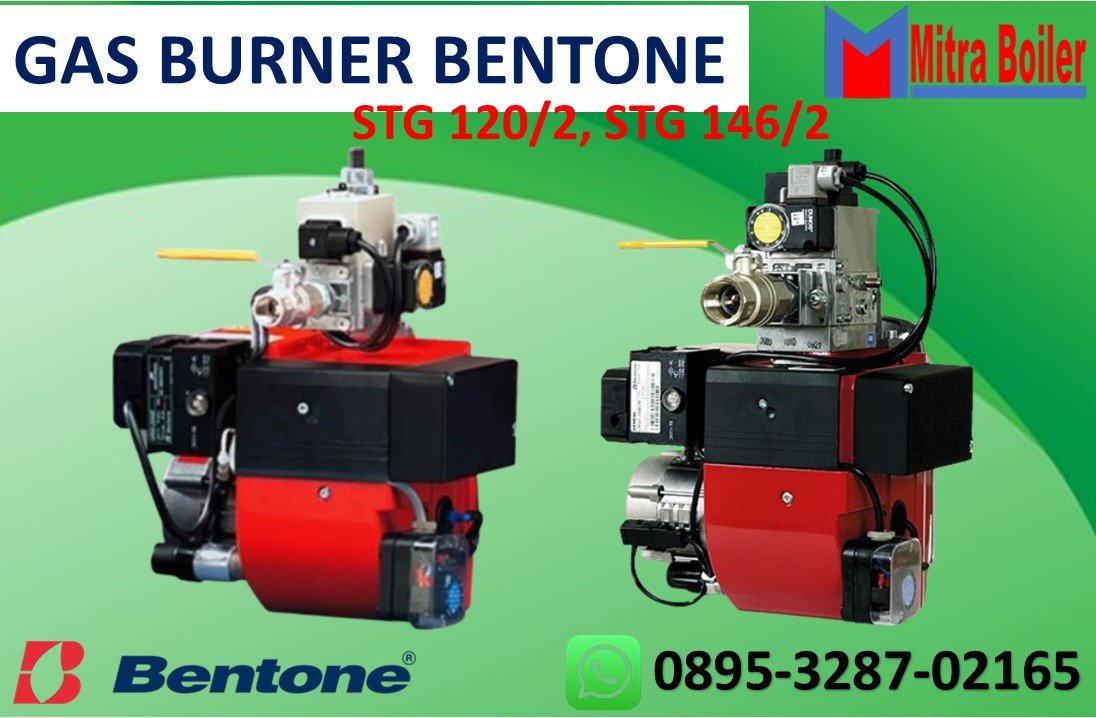 MESIN BURNER GAS - BENTONE STG 120/2, STG 146/2