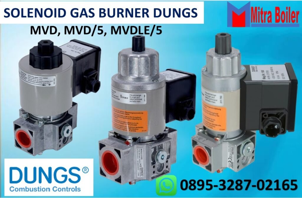 SOLENOID VALVE GAS DUNGS MVD, MVD-5, MVDLE-5 SATU TAHAP
