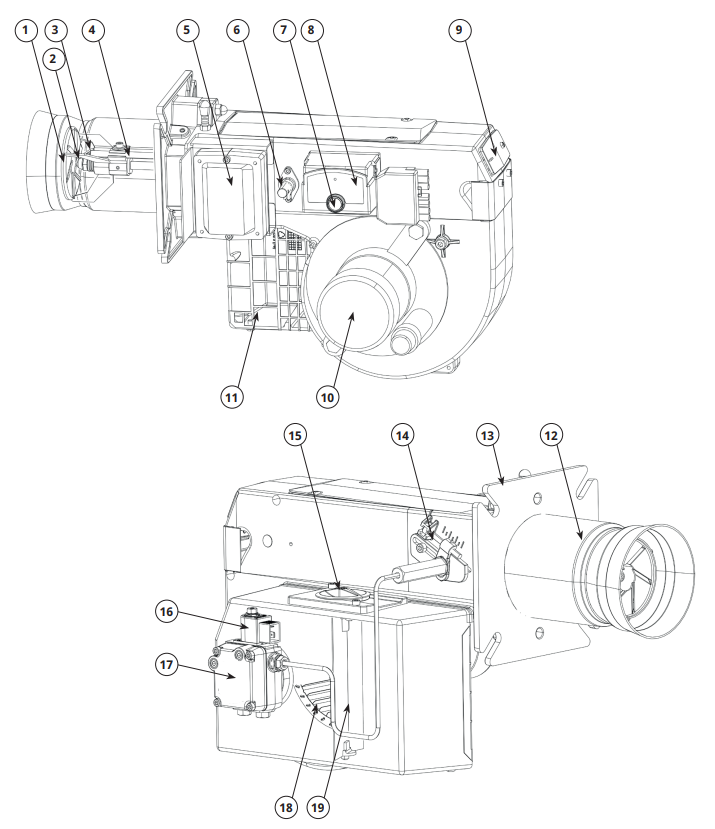 DESKRIPSI BURNER SOLAR - BENTONE B 40