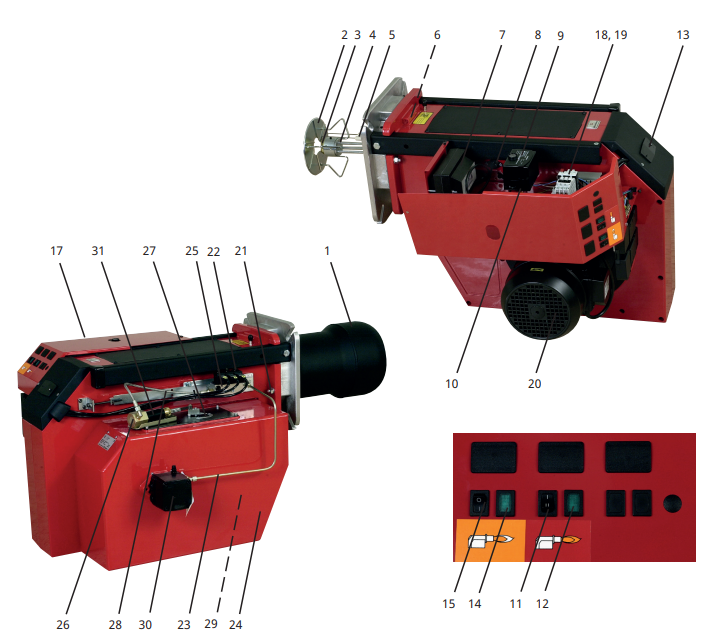 DESKRIPSI BURNER SOLAR - BENTONE B 70