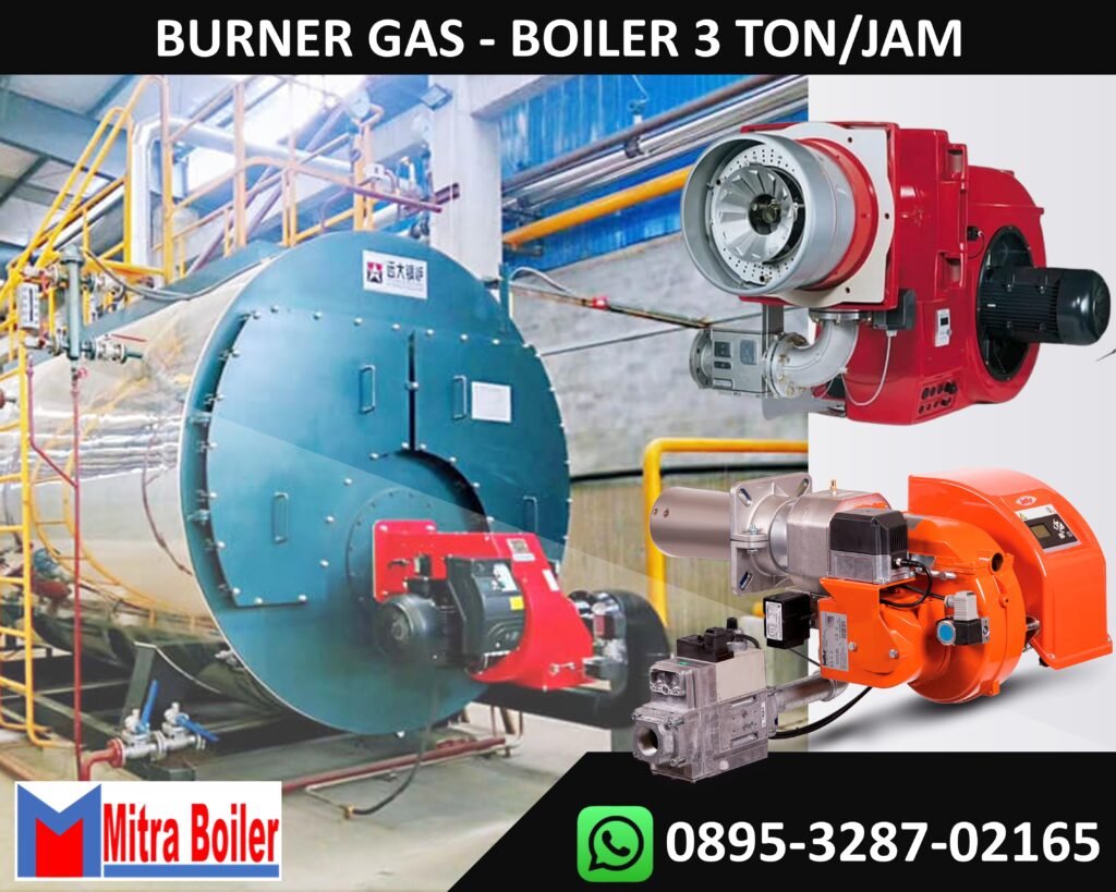 BURNER GAS BOILER 3 TON-3000 KG