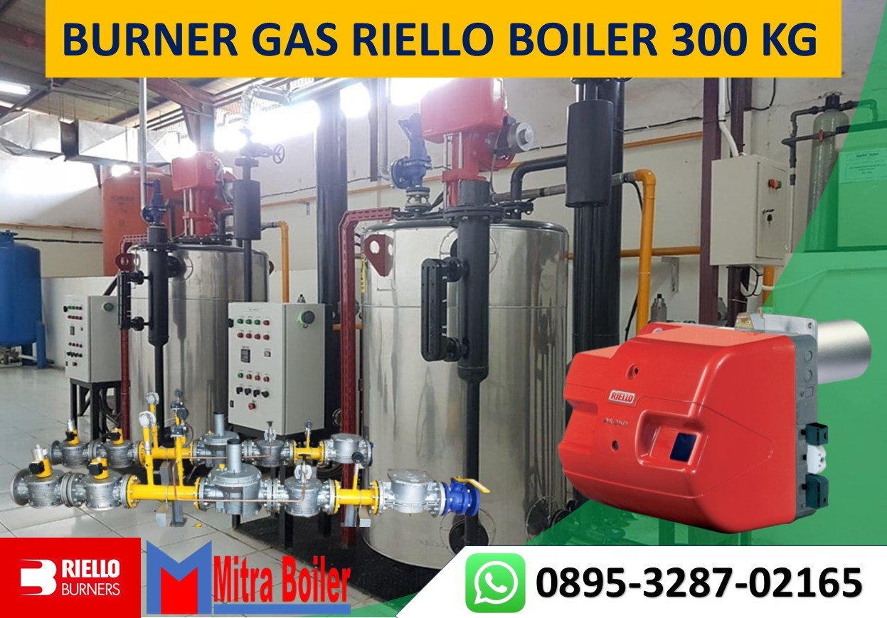 JUAL BURNER GAS RIELLO UNTUK BOILER 300 KG