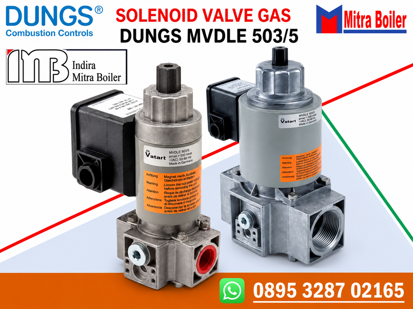 JUAL SOLENOID VALVE GAS DUNGS MVDLE 503/5 - 3/8" Inch