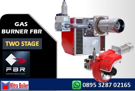 JUAL GAS BURNER FBR TWO STAGE
