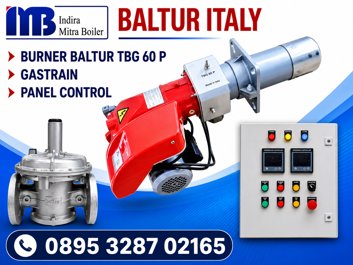 JUAL PANEL TEMPERATURE CONTROL BURNER BALTUR TBG 60 P