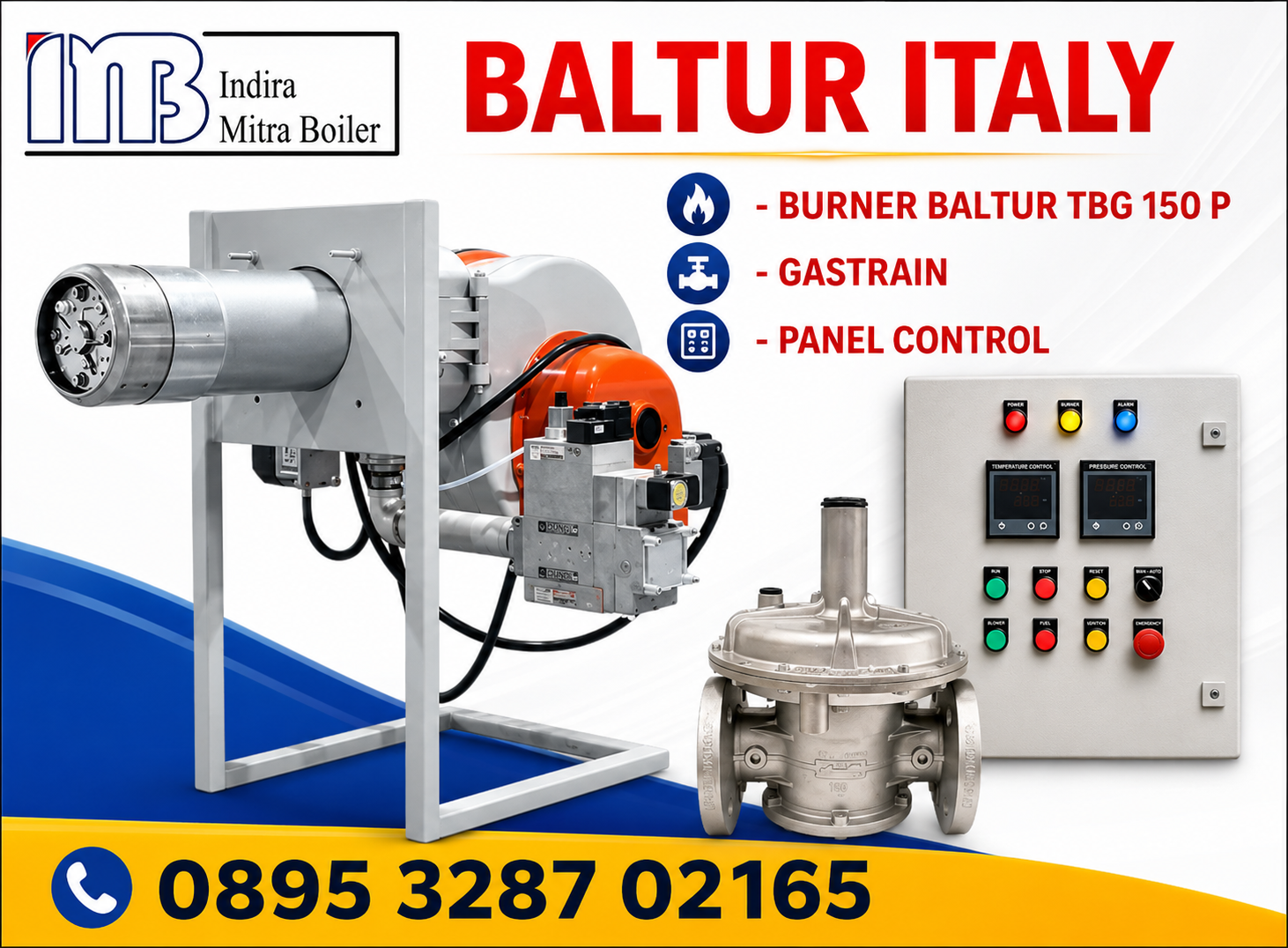 JUAL PANEL TEMPERATURE CONTROL BURNER BALTUR TBG 150 P