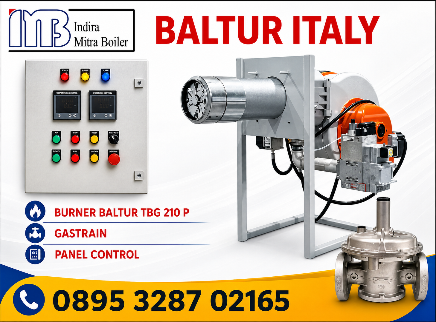 JUAL PANEL TEMPERATURE CONTROL BURNER BALTUR TBG 210 P