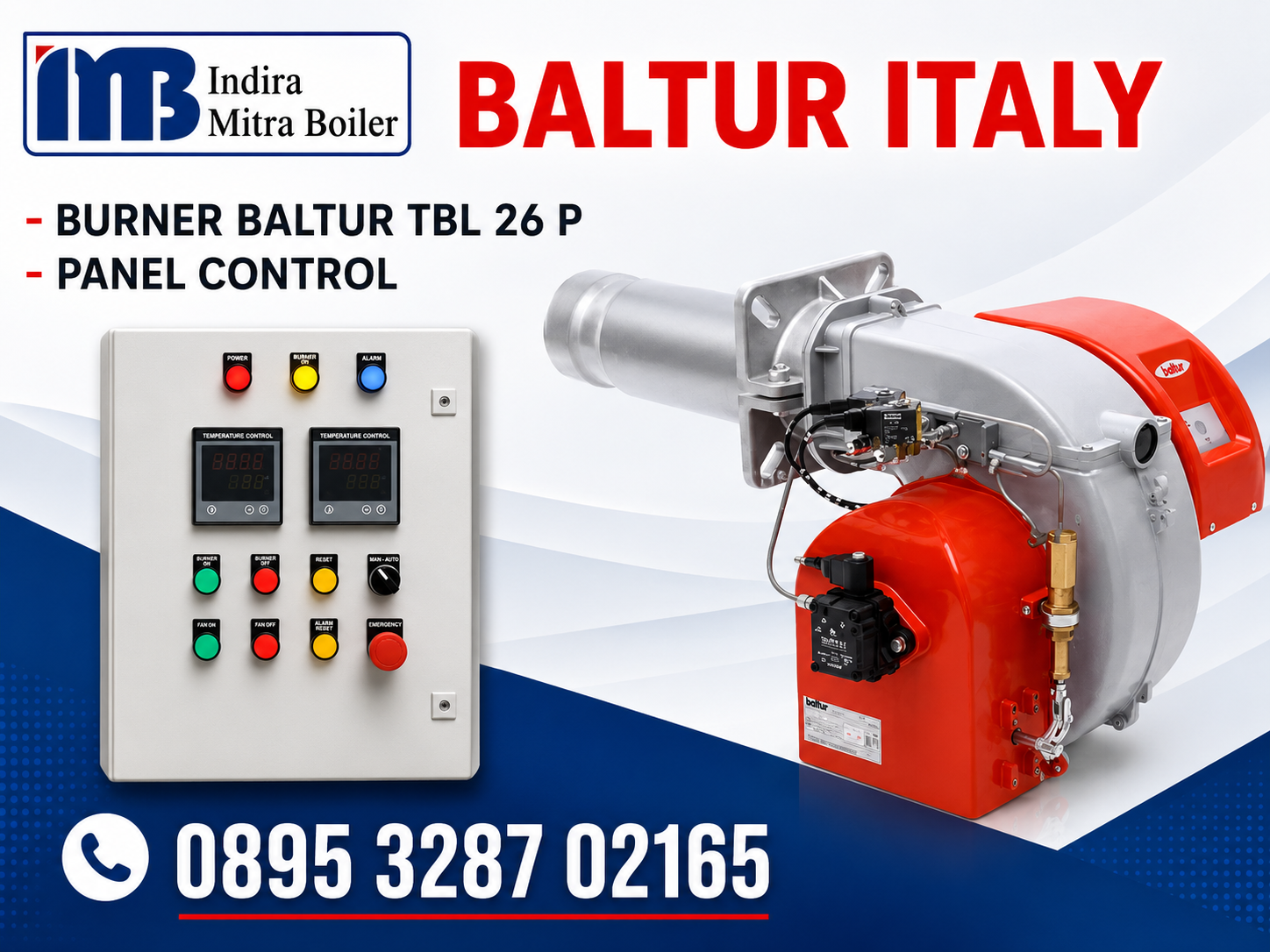 JUAL PANEL TEMPERATURE CONTROL BURNER BALTUR TBL 26 P