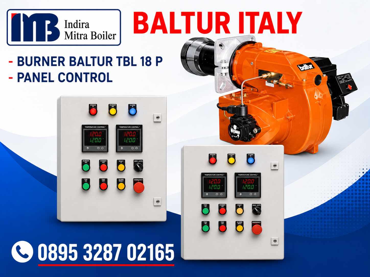 JUAL PANEL TEMPERATUR CONTROL BURNER BALTUR TBL18 p