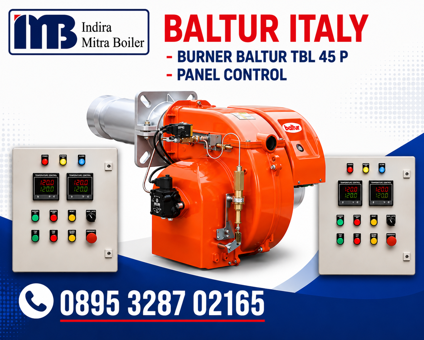 JUALPANEL TEMPERATURE CONTROL BURNER BALTUR TBL 45 P