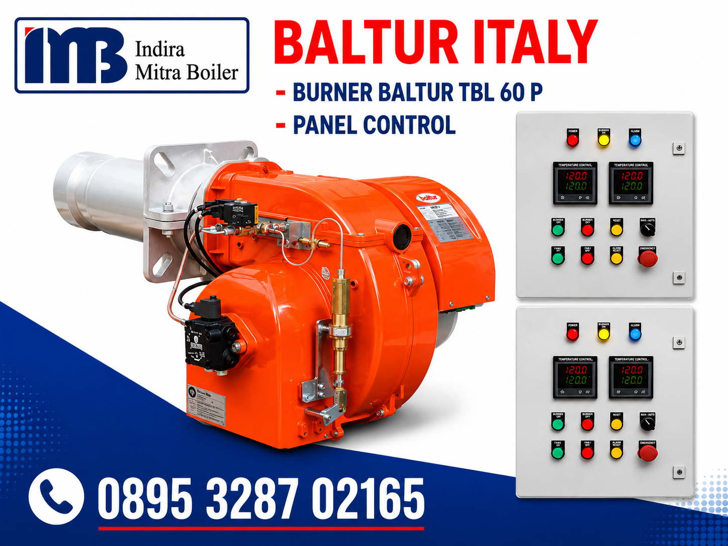 JUAL PANEL TEMPERATURE CONTROL BURNER BALTUR TBL 60 P