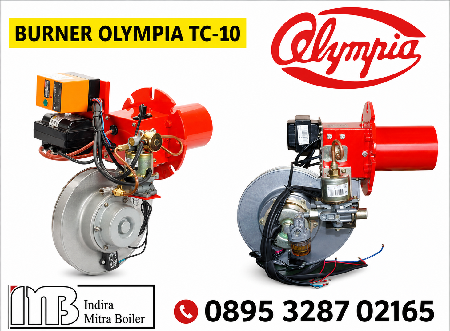 PEMBAKAR MINYAK JUAL BURNER SERI OLYMPIA TC-10/TC-20/TC-30