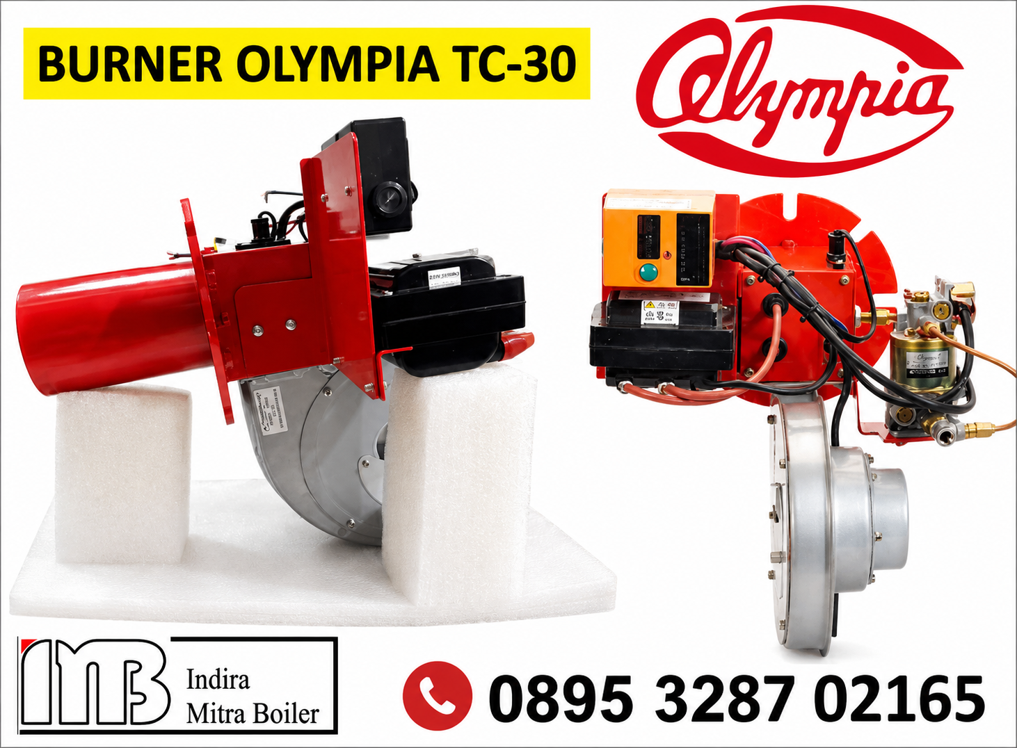 JUAL BURNER OLYMPIA TC-30 - OIL BURNER 80 kW