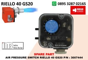 JUAL AIR PRESSURE SWITCH RIELLO 40 GS20 P/N : 3007444