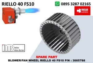 JUAL BLOWER/FAN WHEEL RIELLO 40 FS10 P/N : 3005788