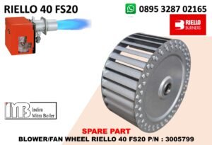 JUAL BLOWER/FAN WHEEL RIELLO 40 FS20 P/N : 3005799