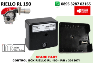 JUAL CONTROL BOX RIELLO RL 190 - P/N : 3013071