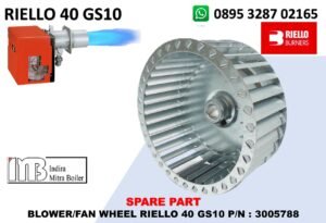 JUAL BLOWER/FAN WHEEL RIELLO 40 GS10 P/N : 3005788