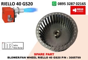 JUAL BLOWER/FAN WHEEL RIELLO 40 GS20 P/N : 3005799