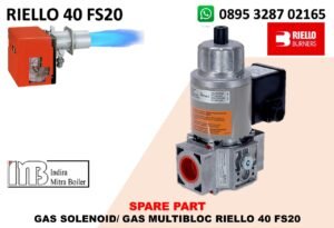JUAL GAS SOLENOID/ GAS MULTIBLOC RIELLO 40 FS20