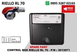 JUAL CONTROL BOX RIELLO RL 70 - P/N : 3013071