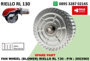 JUAL FAN WHEEL (BLOWER) RIELLO RL 130 - P/N : 3003965
