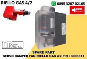 JUAL SERVO DAMPER FAN RIELLO GAS 4/2 P/N : 3006311