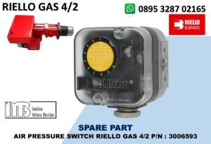 JUAL AIR PRESSURE SWITCH RIELLO GAS 4/2 P/N : 3006593