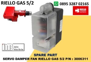JUAL SERVO DAMPER FAN RIELLO GAS 5/2 P/N : 3006311
