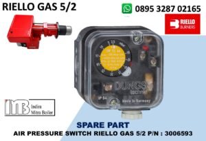 JUAL AIR PRESSURE SWITCH RIELLO GAS 5/2 P/N : 3006593