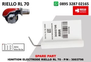 JUAL IGNITION ELECTRODE RIELLO RL 70 - P/N : 3003796