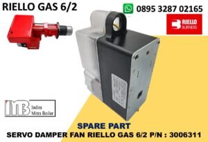 JUAL SERVO DAMPER FAN RIELLO GAS 6/2 P/N : 3006311