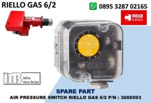 JUAL AIR PRESSURE SWITCH RIELLO GAS 6/2 P/N : 3006593